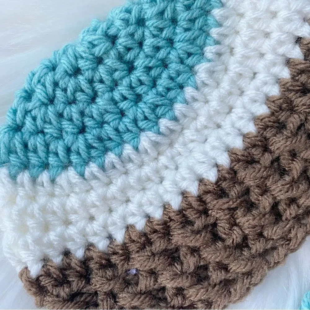 Handmade Crochet Baby Hat Gift Set